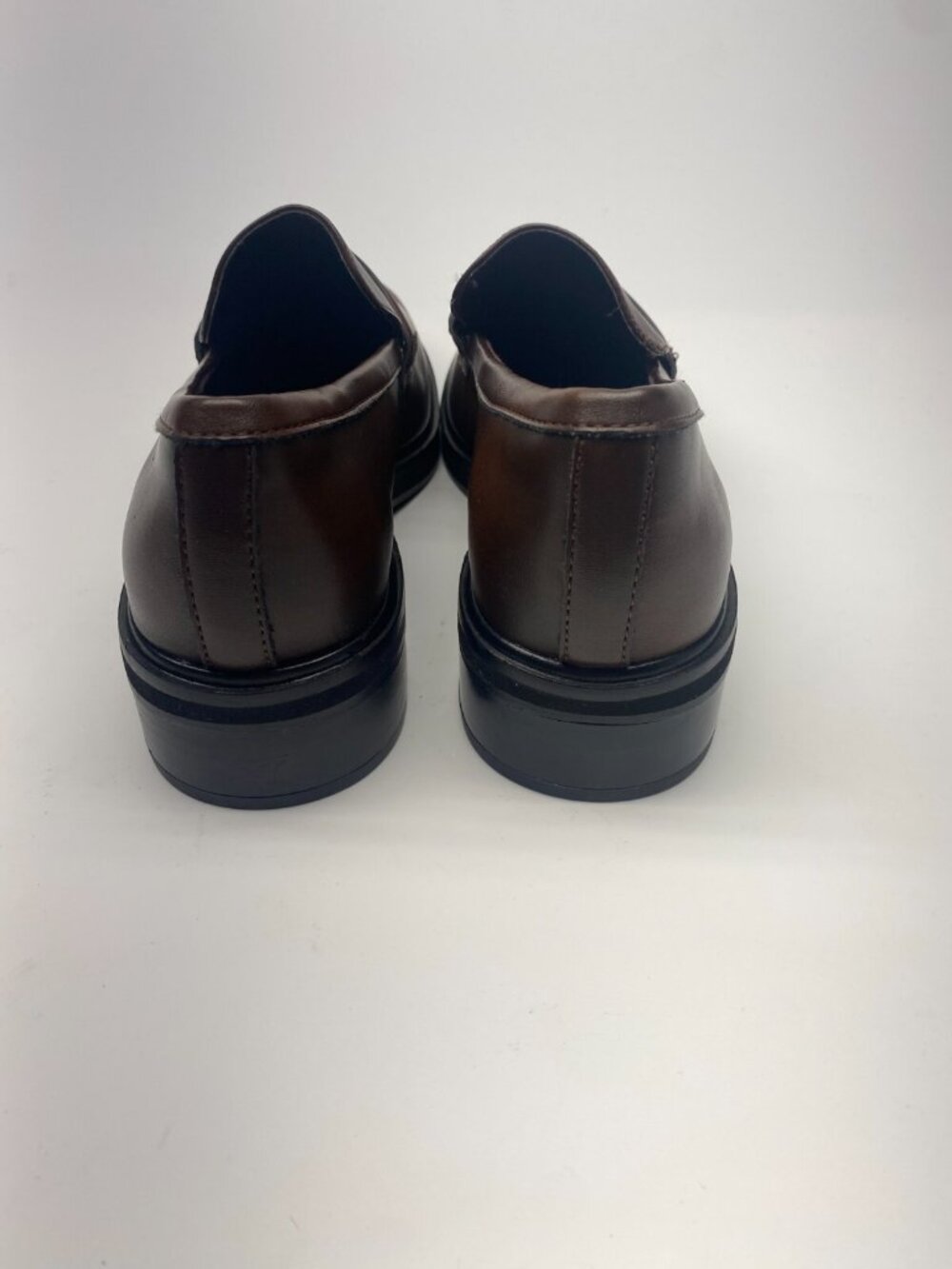 Open Edit Womens Collier Brown Chocolate Penny Loafer Sz 9.5 - Picture 8 of 10